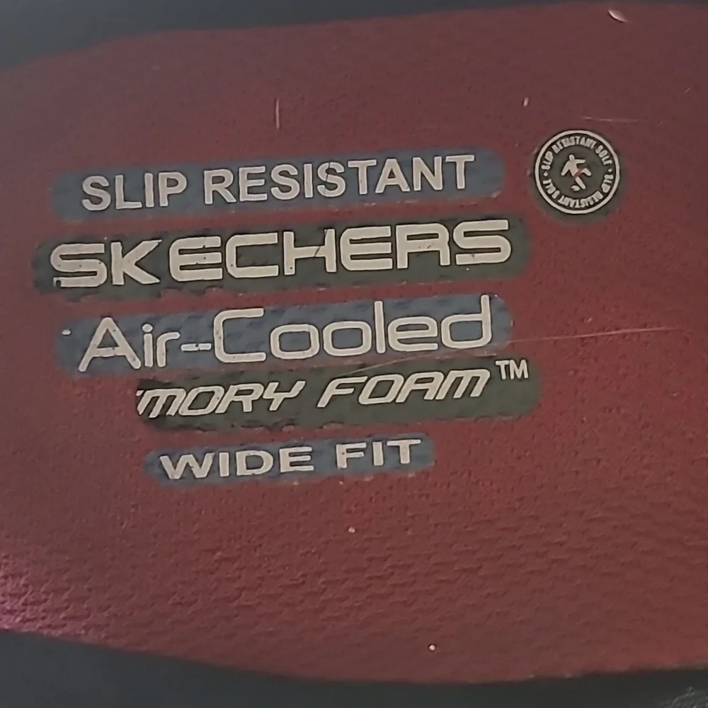 Skechers Work Wide Fit Slip Resistant Black Sneakers - Picture 10 of 10